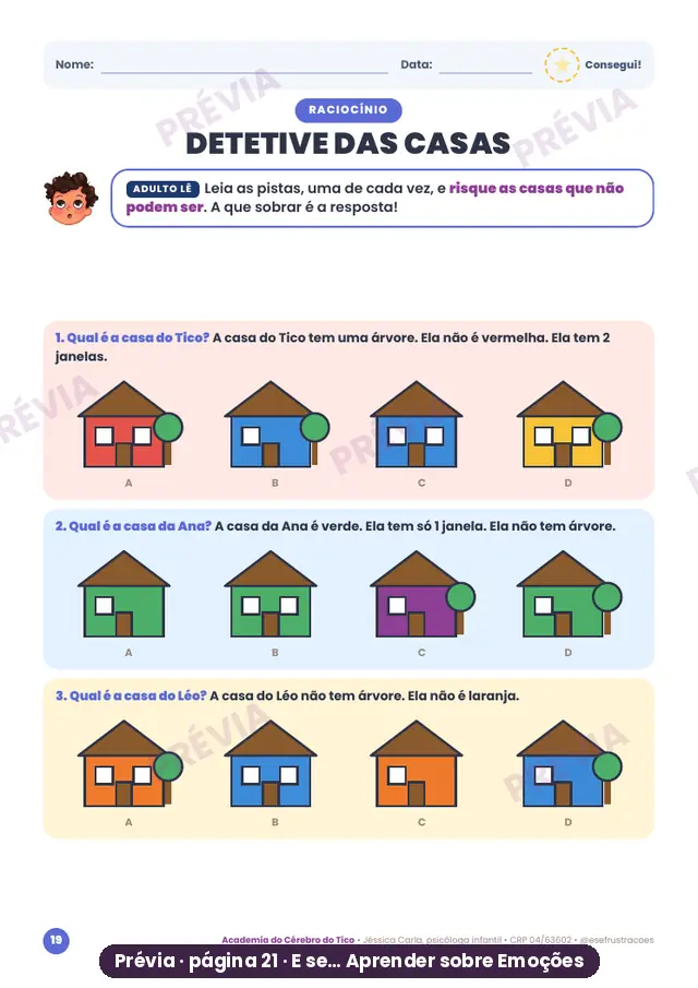 Desafio Detetive das casas