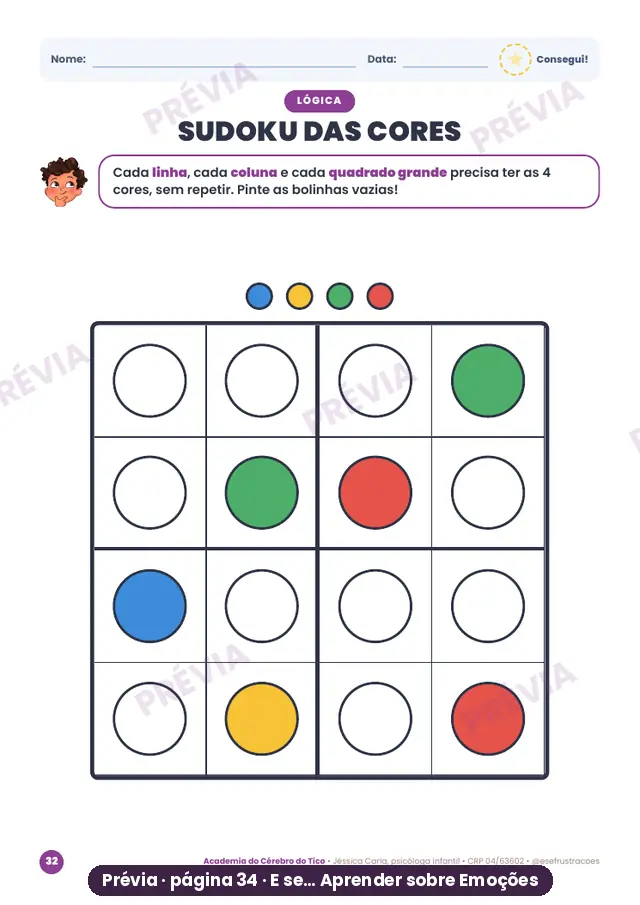 Desafio Sudoku das cores