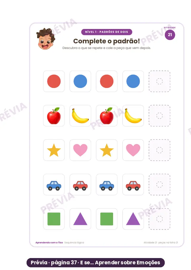 Atividade Complete o padrão!