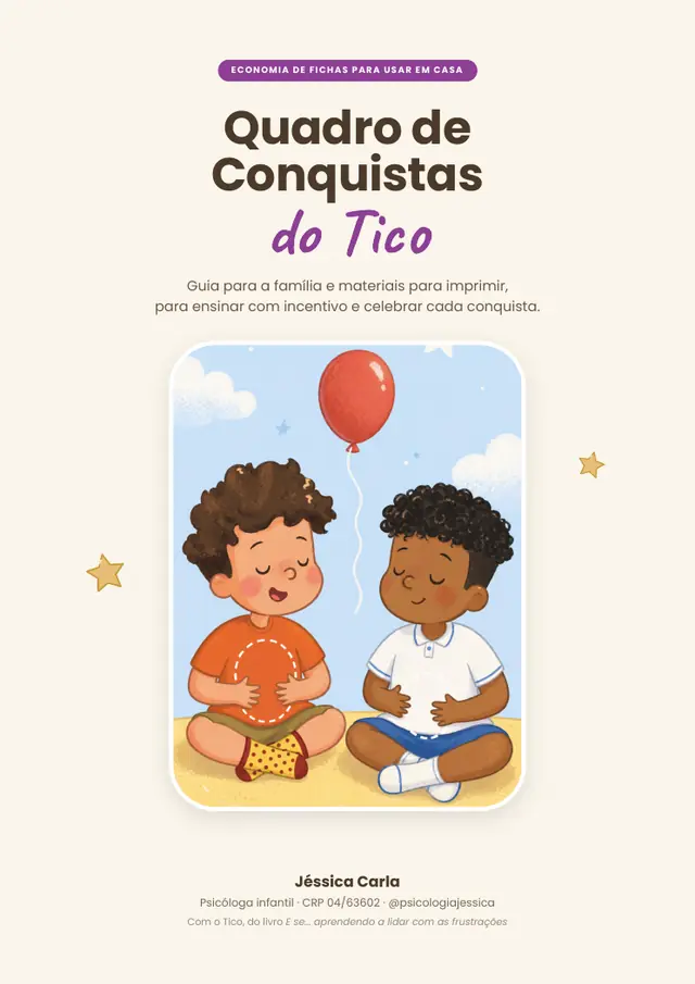 Capa do Quadro de Conquistas do Tico