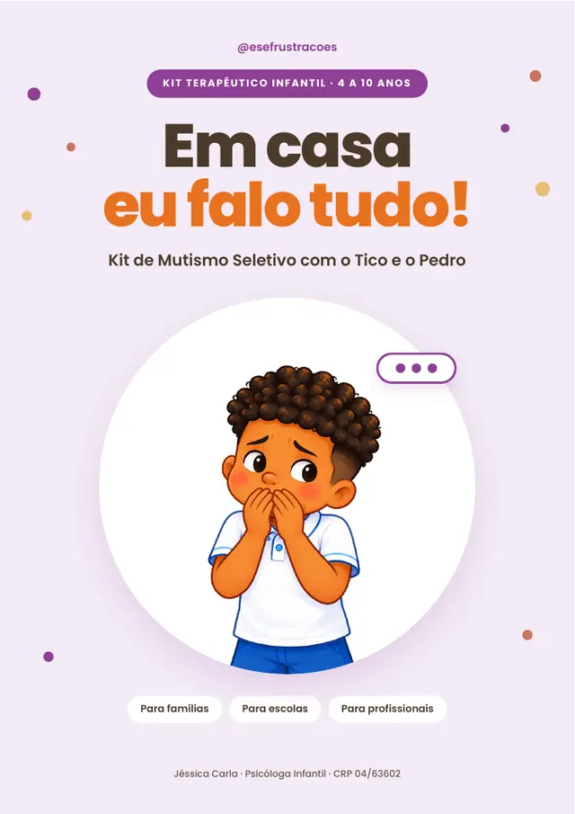 Capa do kit Em casa eu falo tudo!