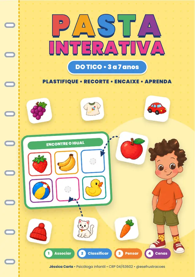 Capa da Pasta Interativa do Tico