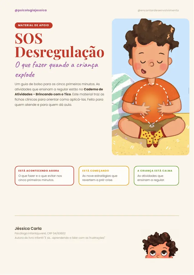 Capa do guia SOS Desregulação
