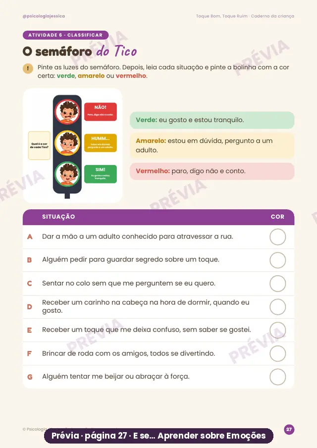 Atividade O semáforo do Tico